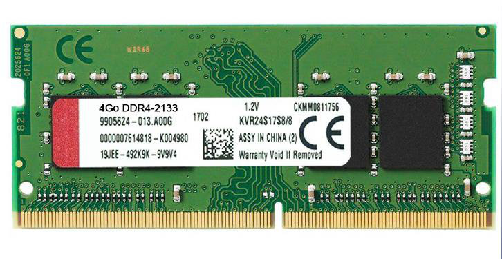 Barrette RAM 4 Go DDR4-2133 – Laptop