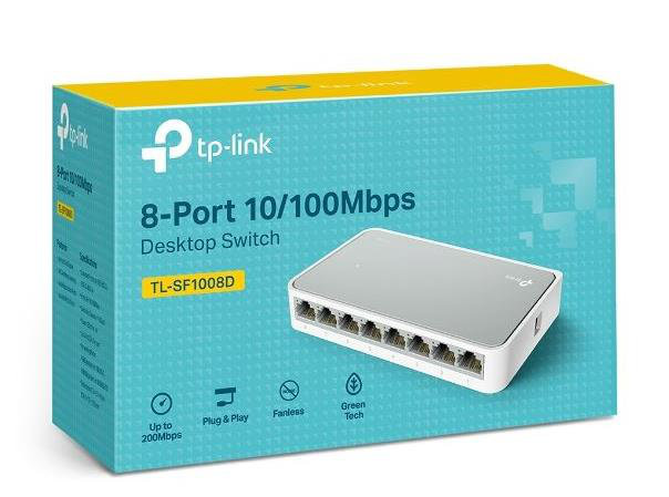Switch – TL-SF 1008D 8 Port, 10:100 Mbps