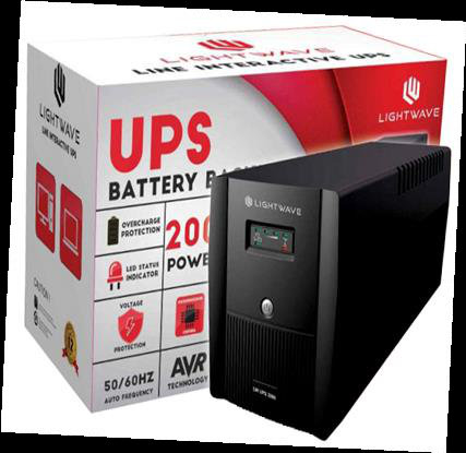 UPS — batterie — 2000 VA — multiprises — prises électriques en sortie